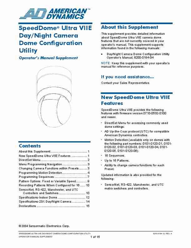 American Dynamics Security Camera ULTRA VIIE-page_pdf
